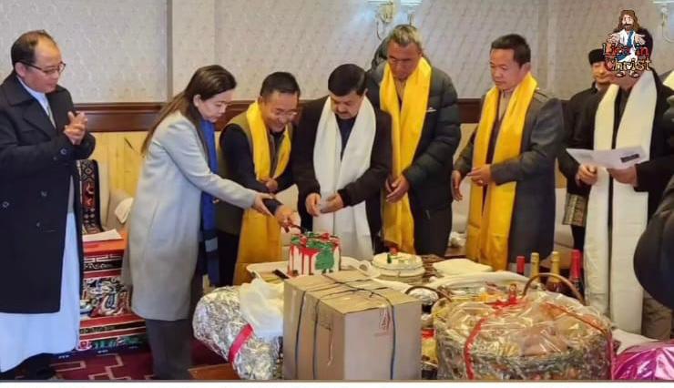 Catholic community of Sikkim celebrating Christmas with CM Sikkim