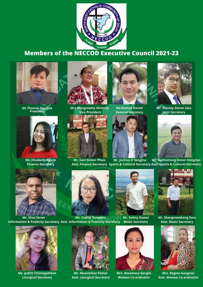 Newly elected Executive members of NECCOD